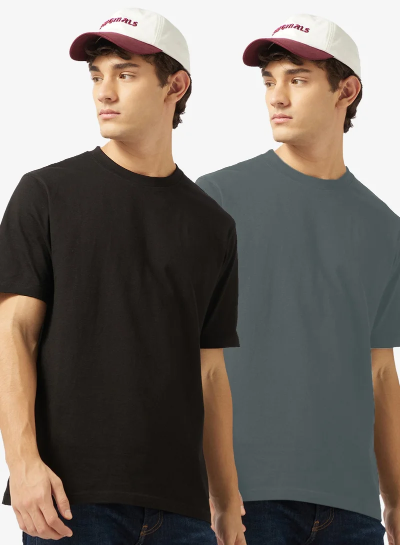Seventy Five Basics Pack of 2 Oversized T-Shirt